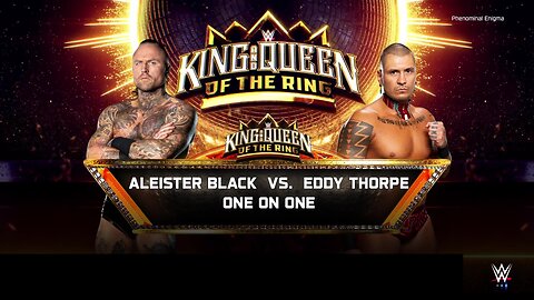 WWE 2k25 Aleister Black vs Eddy Thorpe