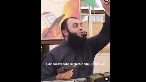 Muslim Leader waves Gun in Mosque, says KILLING AN INFIDEL best way to worship Allah