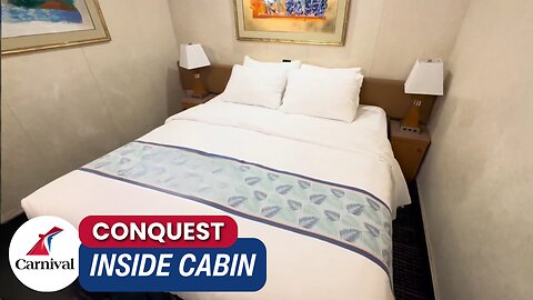 Carnival Conquest Inside Cabin 7443 | Cozy Cruise Hideaway