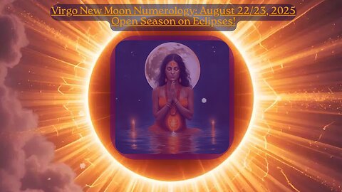Virgo New Moon Numerology ~ August 22-23, 2025 ~ Empowered Heart