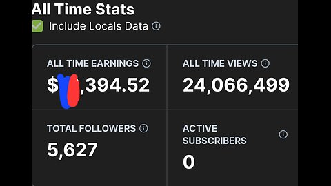 I HEARD SOMEBODY SAY THEY HAD 4 MILLION VIEWS ON RUMBLE 🤣🤣🤣 WE AT 24 MILLION OVER HERE & WE NOT EVEN GONNA TALK EARNINGS JUST KNOW I MADE YOUR ENTIRE BLOGGER CARRER EARNINGS IN THE LAST 30 DAYS