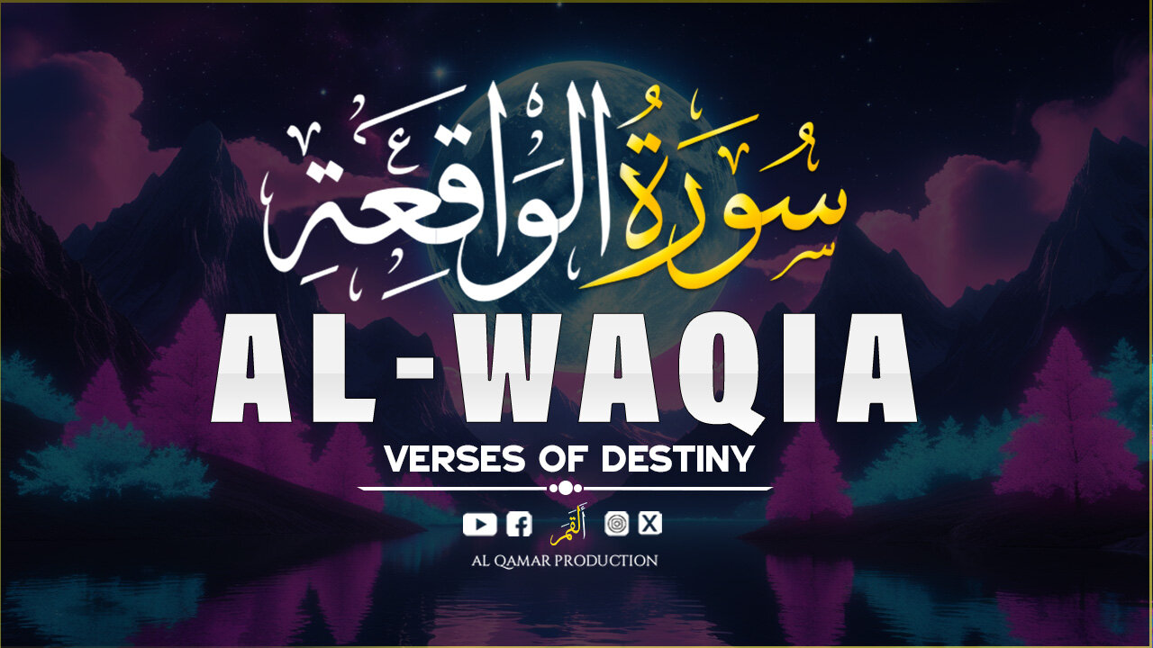 Surah Al-Waqi’ah 🌌 | A Powerful Reminder of Destiny | Al Qamar Production
