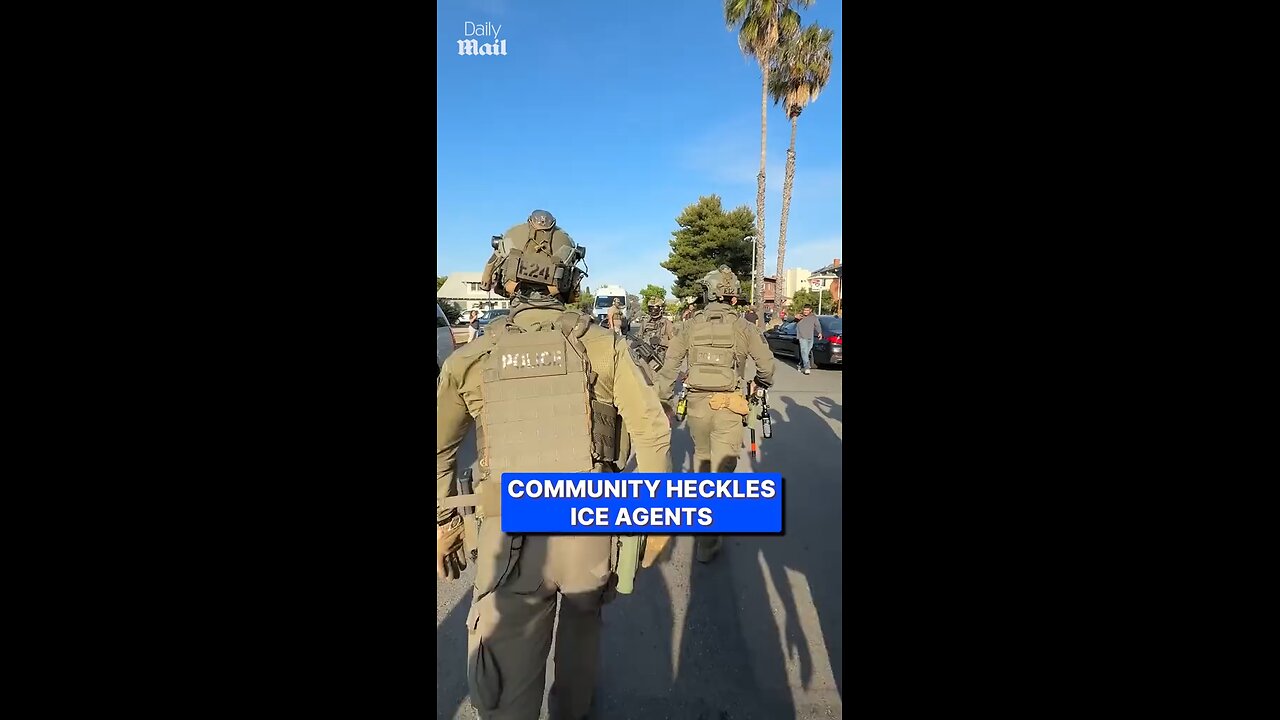 Angry crowd heckles ICE agents after immigration raid. #japdmedia #ICE #raid #immigration #USA