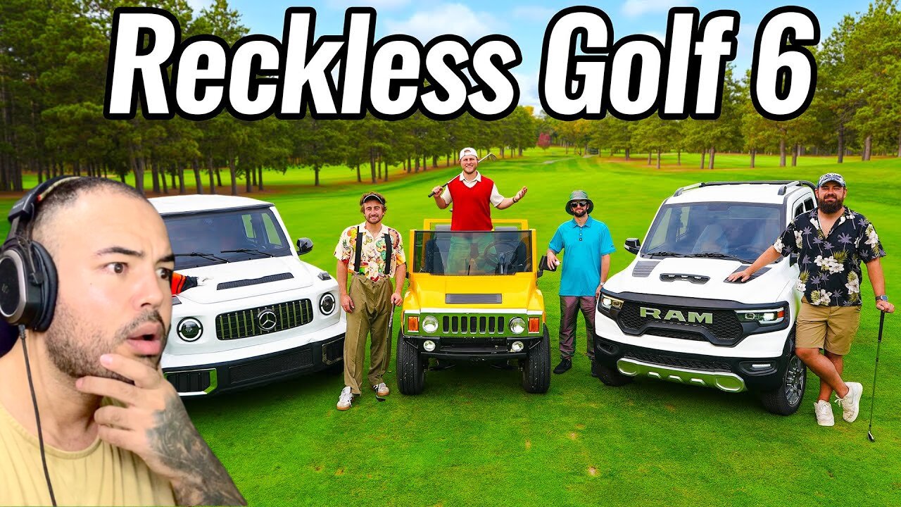 Kalkazian react CboysTV | CboysTV Reckless Golfing 6