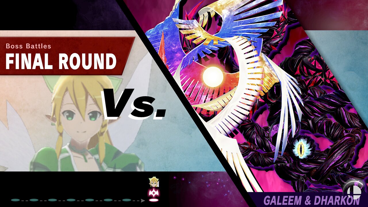 Leafa (Dark Pit) vs SSBU Boss Battles 9.9 Difficulty Quickie -By Snomsthebest