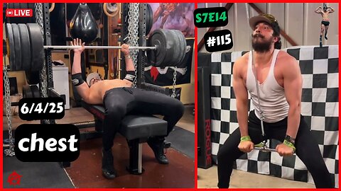 🔴 Gym Stream: Back | 6/4/25 | Season 7, Episode 14 | #115 ✨