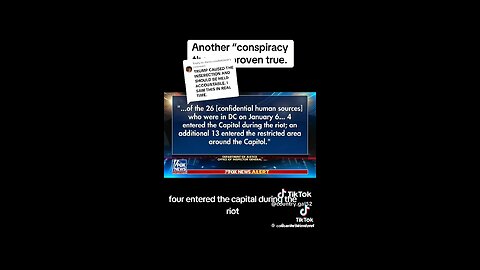 Another “Conspiracy” Theory Proven True