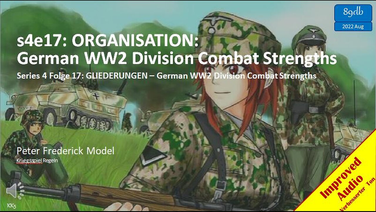 s4e17a: ORGANISATION: German WW2 Division Combat Strengths