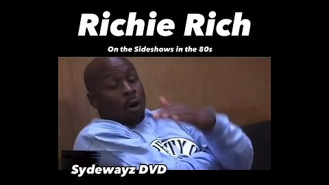 Richie Rich On the Sideshows in the 80s