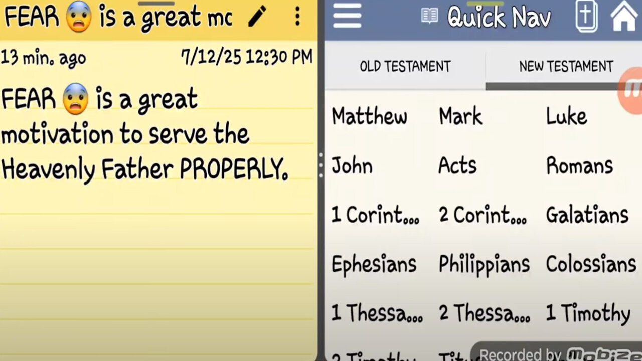 FEAR 😨 is a great motivation to serve the Heavenly Father PROPERLY.