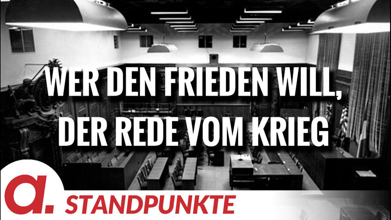 Wer aber den Frieden will, der rede vom Krieg | Von Wolfgang Effenberger