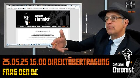 25.05.25 16.00 Direktübertragung - Frag den DC