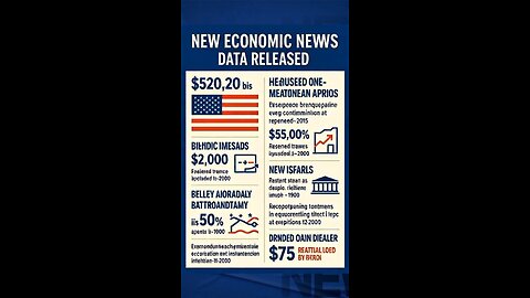 📊 Breaking News: New U.S. Economic Data Released Today