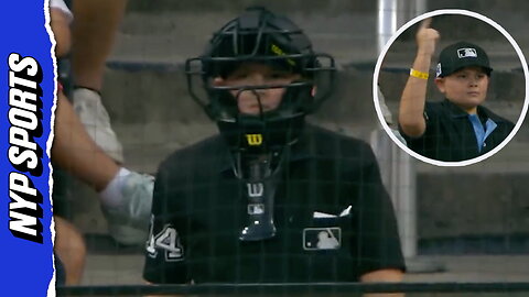 Young baseball fan attends Cubs-Cardinals series…in FULL UMPIRE GEAR!