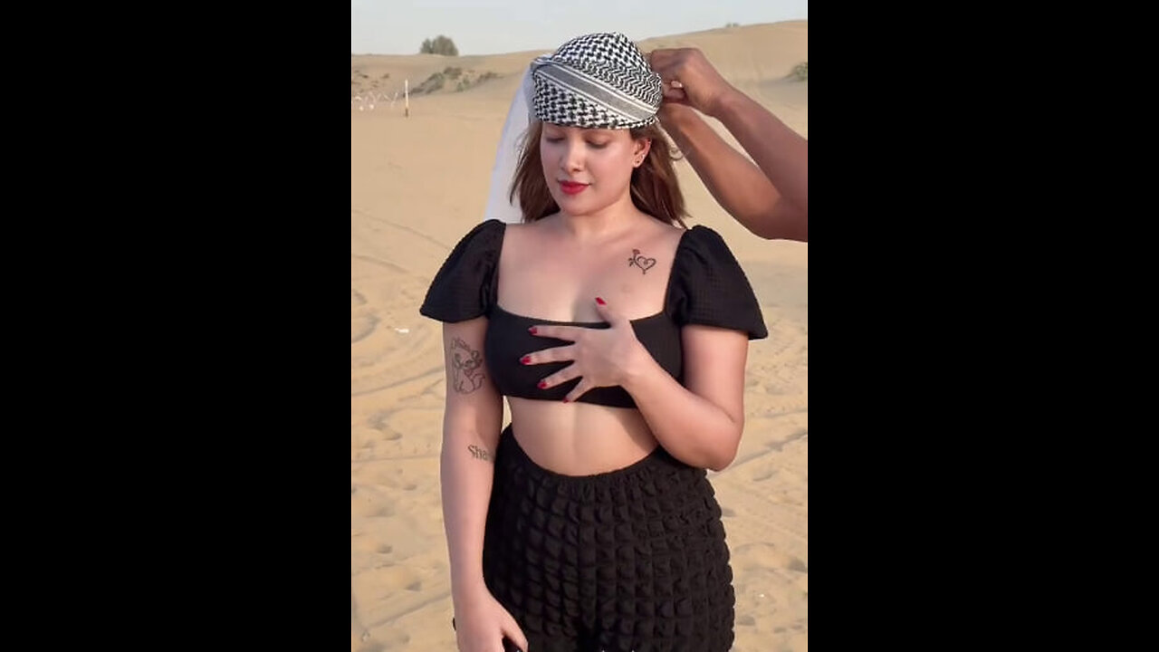 Sri Lankan girl dress with arabi vibe dress in dubai ❤️🔥