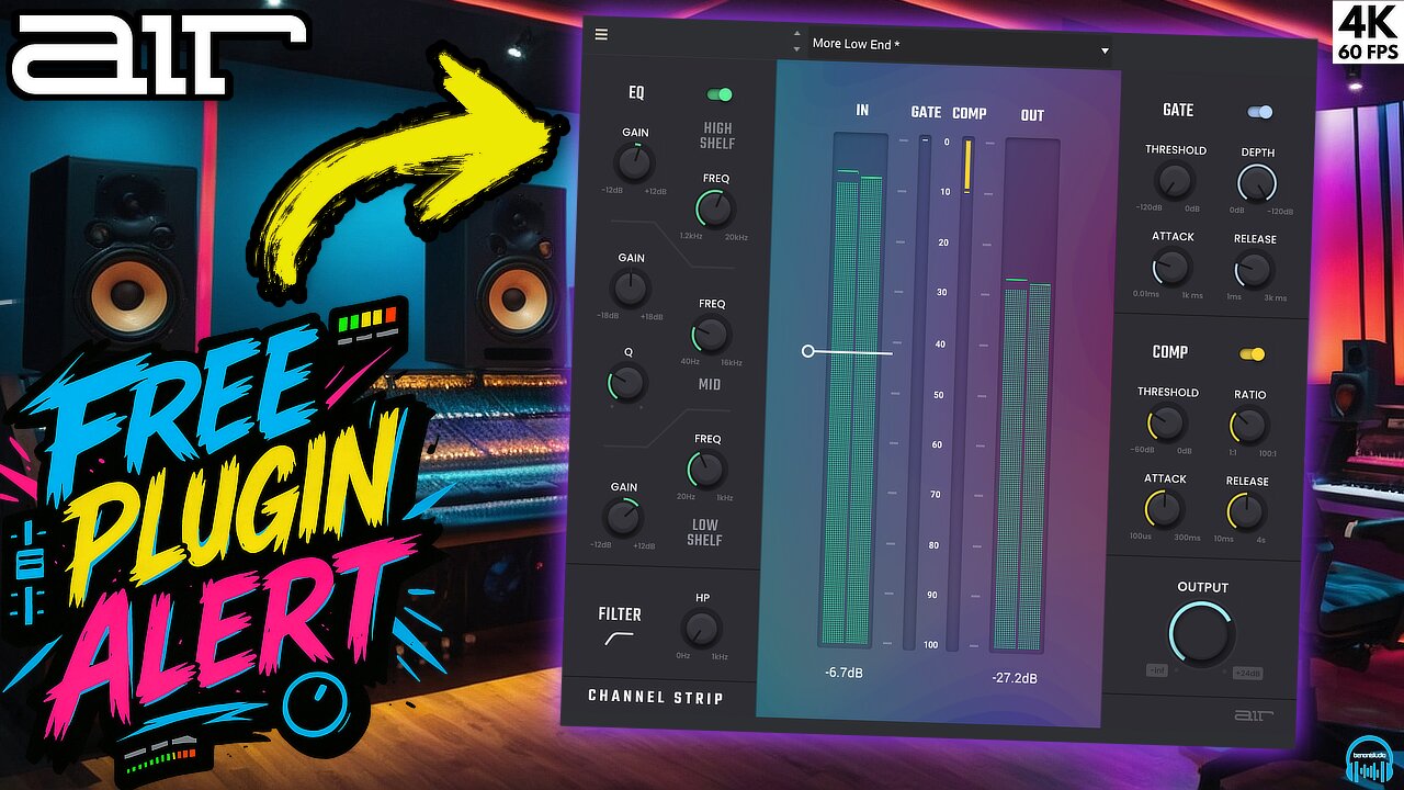 FREE PLUGIN 🚨 AIR CHANNEL STRIP (Get By July 31, 2025)