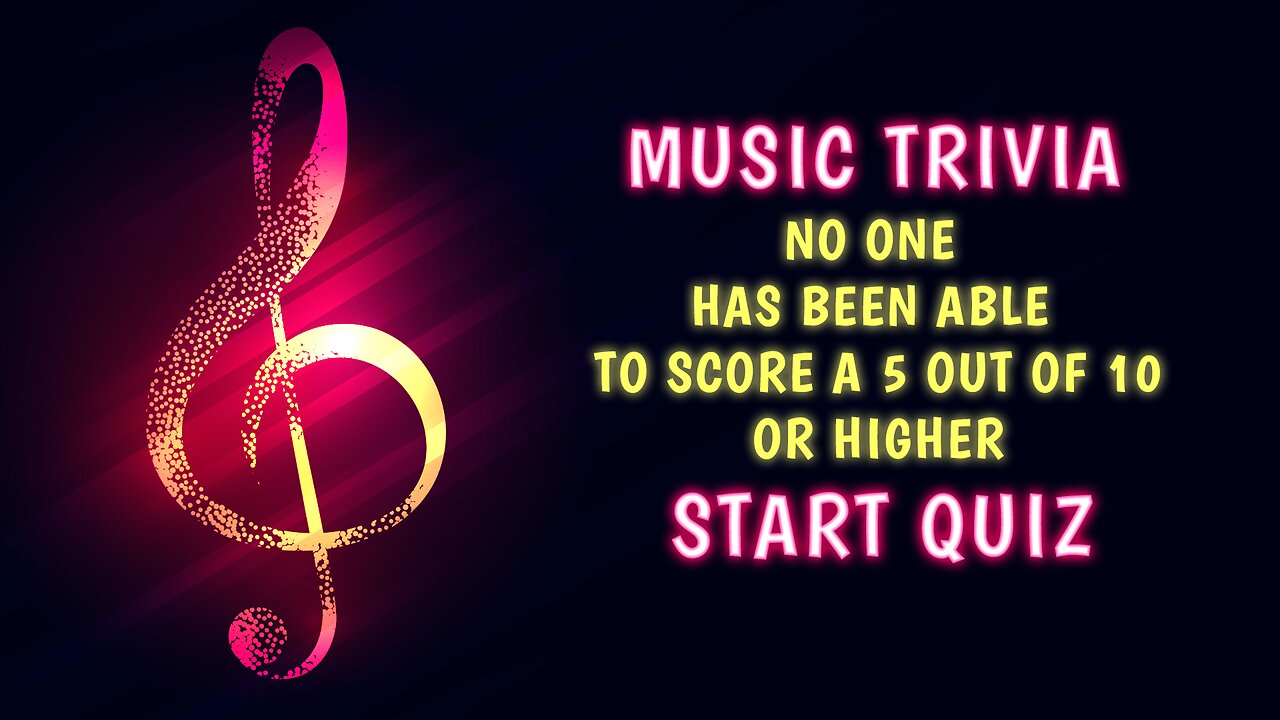 Challenging Music Trivia