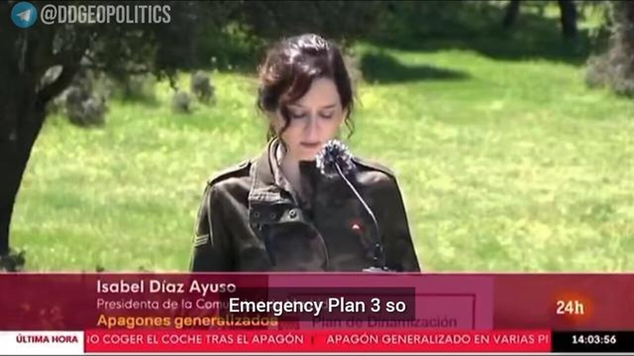Madrid will ask to activate "Emergency Plan 3" for the military to intervene during power outage