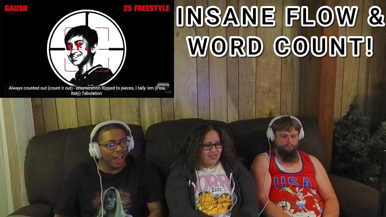CHECK THE FLOW!! Gaush - 25 Freestyle [REACTION]