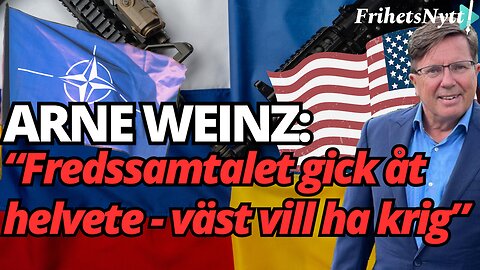 Arne Weinz avslöjar: "Därför är freden omöjlig i nuläget"