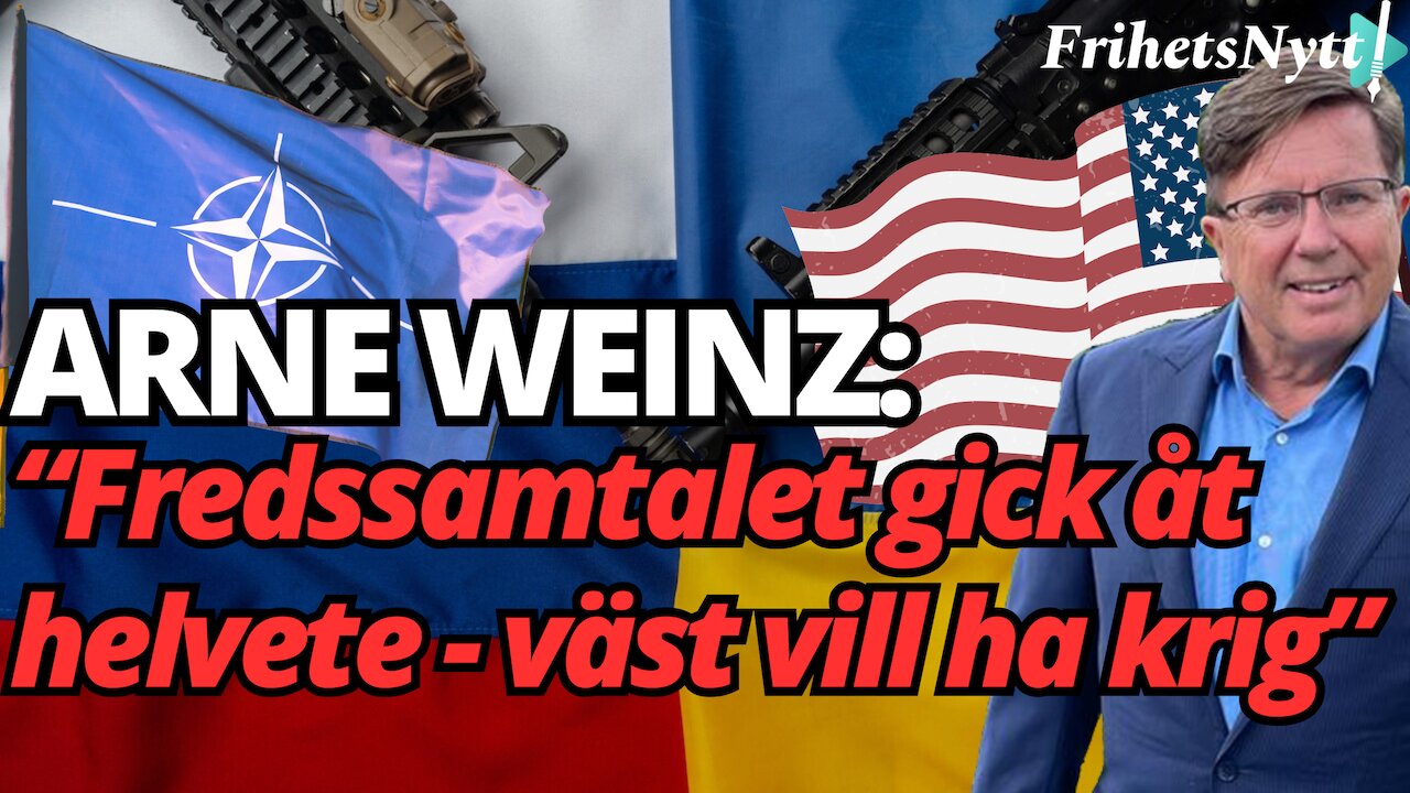 Arne Weinz avslöjar: "Därför är freden omöjlig i nuläget"