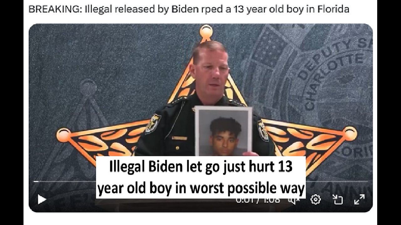 Illegal Biden let out just abused 13 year old boy | not family appropriate clip