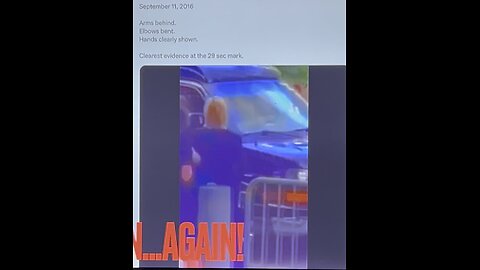 Hillary Clinton handcuffed and tossed in a van