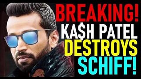 Breaking! Must Watch! Kash Patel Just Went Scorched Earth on Adam Schiff!
