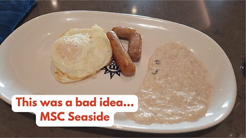 I got NO SLEEP!!! And it's not a great story aboard MSC Seaside.