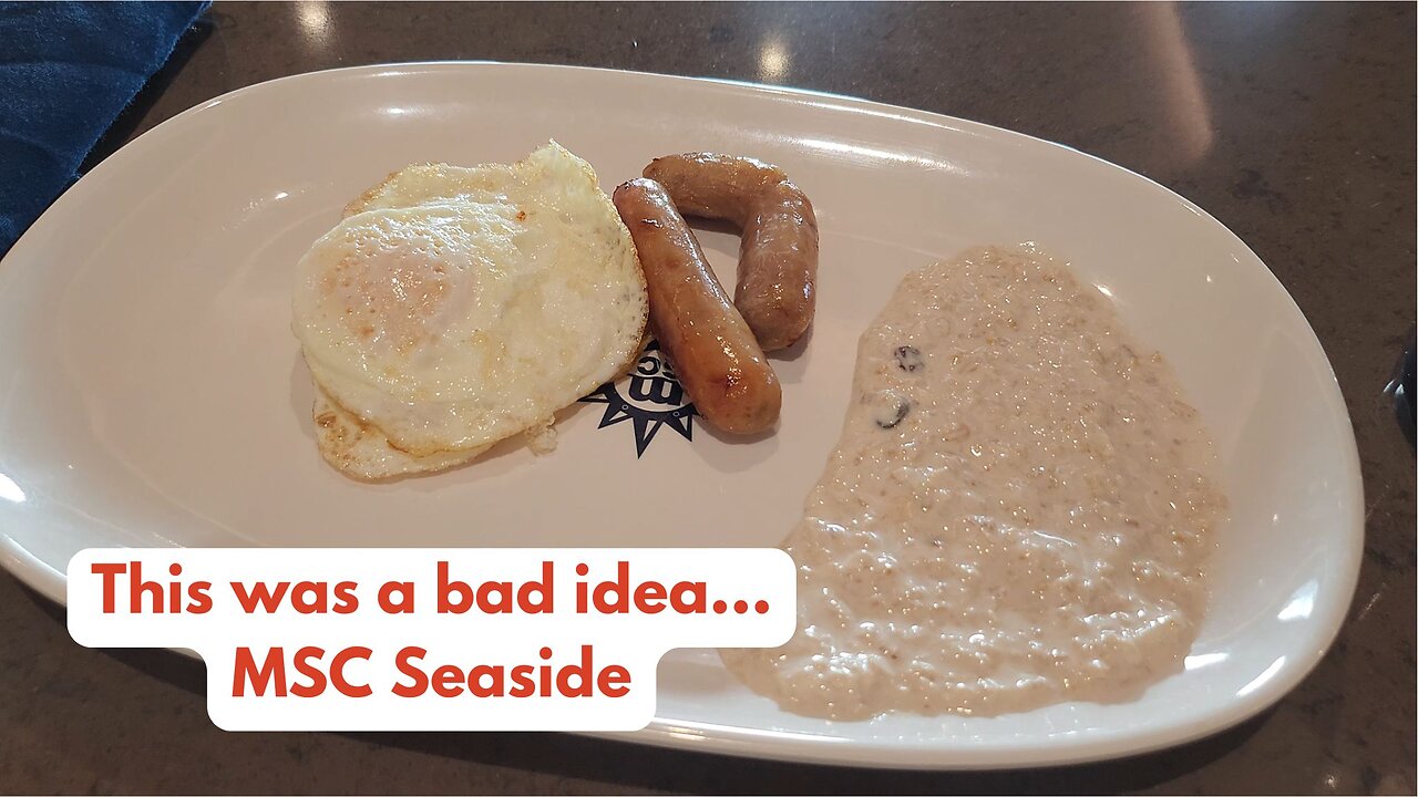 I got NO SLEEP!!! And it's not a great story aboard MSC Seaside.