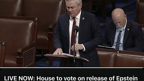 Live now: Vote on the Epstein Files