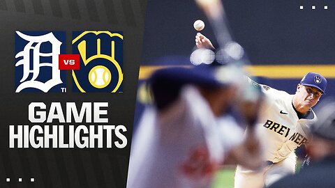 Tigers vs. Brewers Game Highlights (4/15/25) | Game Highlights