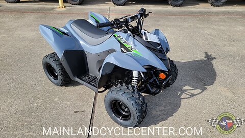 2024 KAWASAKI KFX 50 IN GREY WALK-AROUND