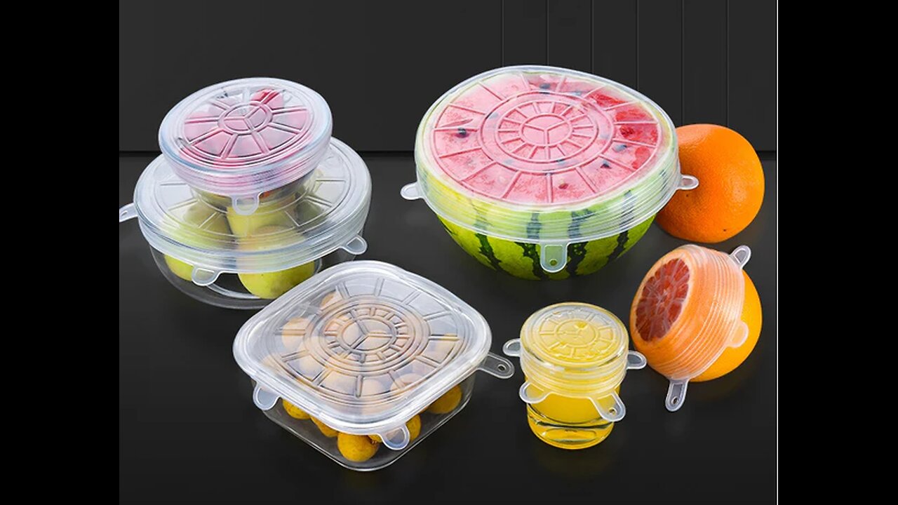 Seal Tight, Fit Well and Stretch Easily - Reusable Food-grade Silicone Lids