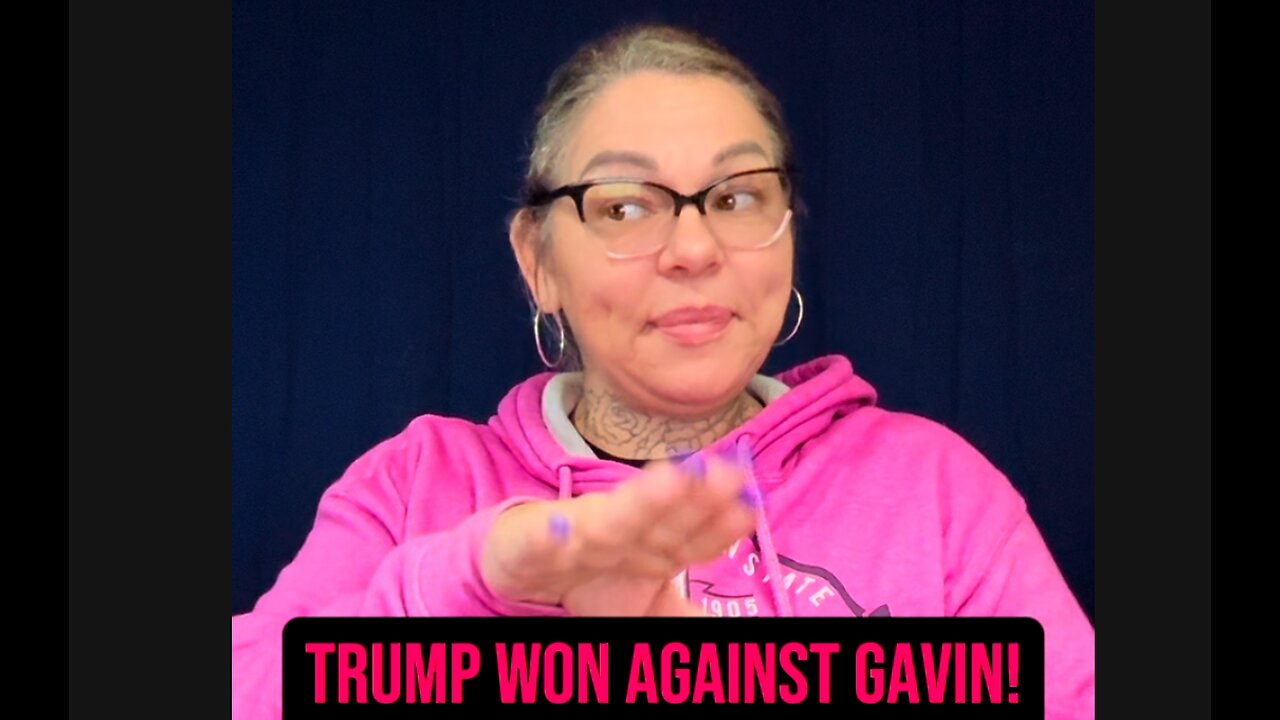🚨 Trump Won, Gavin Lost! 😂 #ASL #deaf #signlanguage