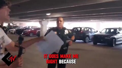 Citizen points out to to pigs that they are faggots who suck Jew cock