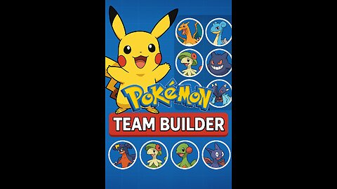 Smart Pokémon Team Builder for Every Trainer