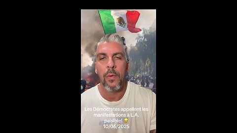 Les Démocrates appellent les manifestations à L.A. paisible! 😂 10/06/2025
