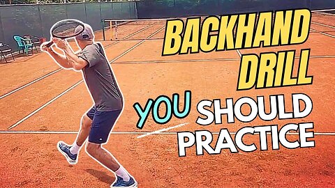 Ultimate 3 Backhand Drill: Topspin, Slice & Drop Shot Tennis Practice
