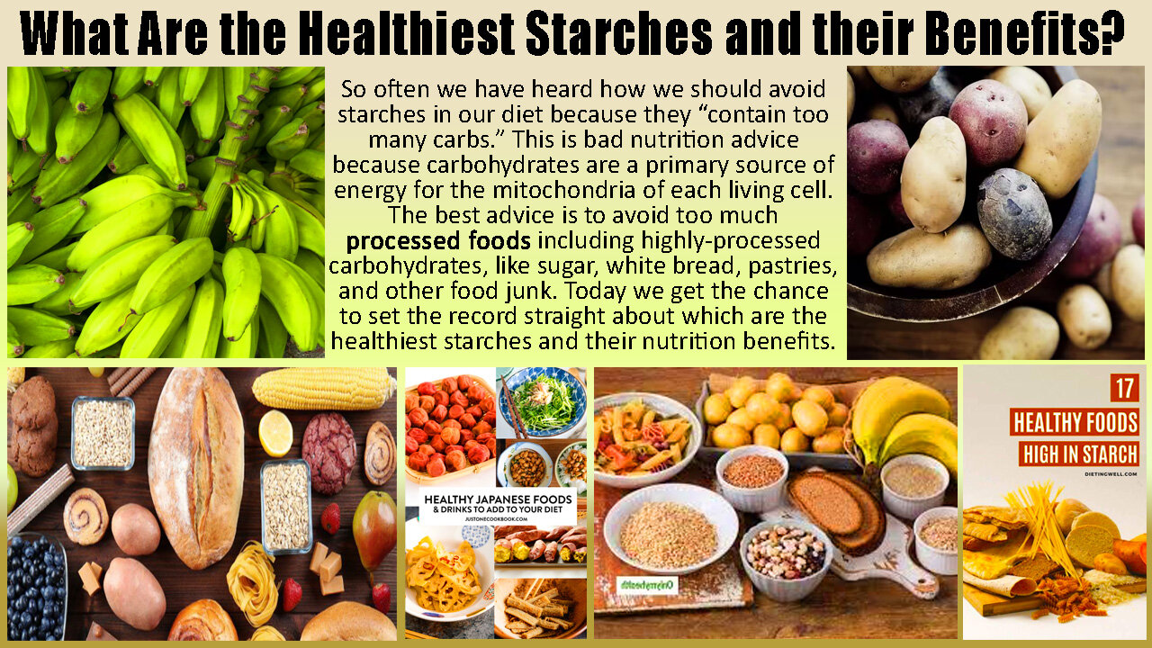 What Are the Healthiest Starches and their Benefits?