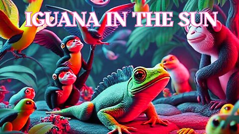 A Toddler Song About an Iguana and Nature - Iguana in the Sun!