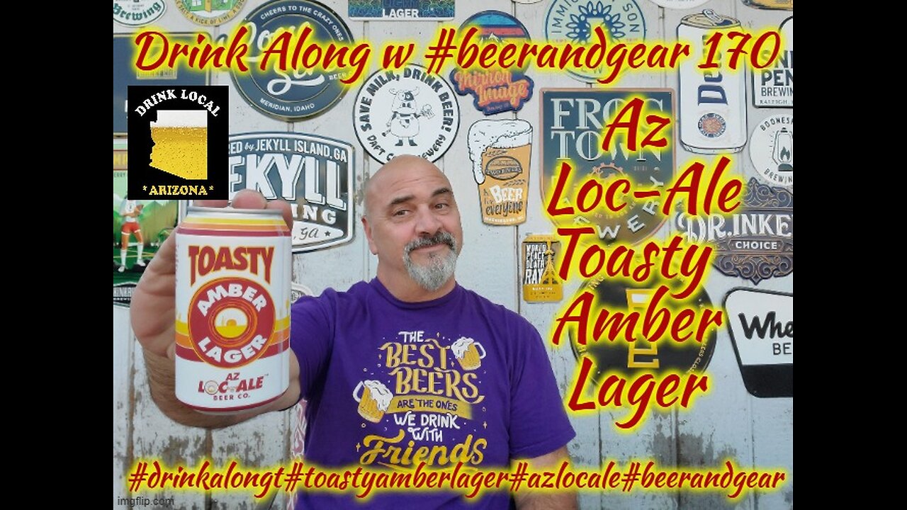 Drink Along w #beerandgear: Az Loc-Ale Toasty Amber Ale 4.75/5*