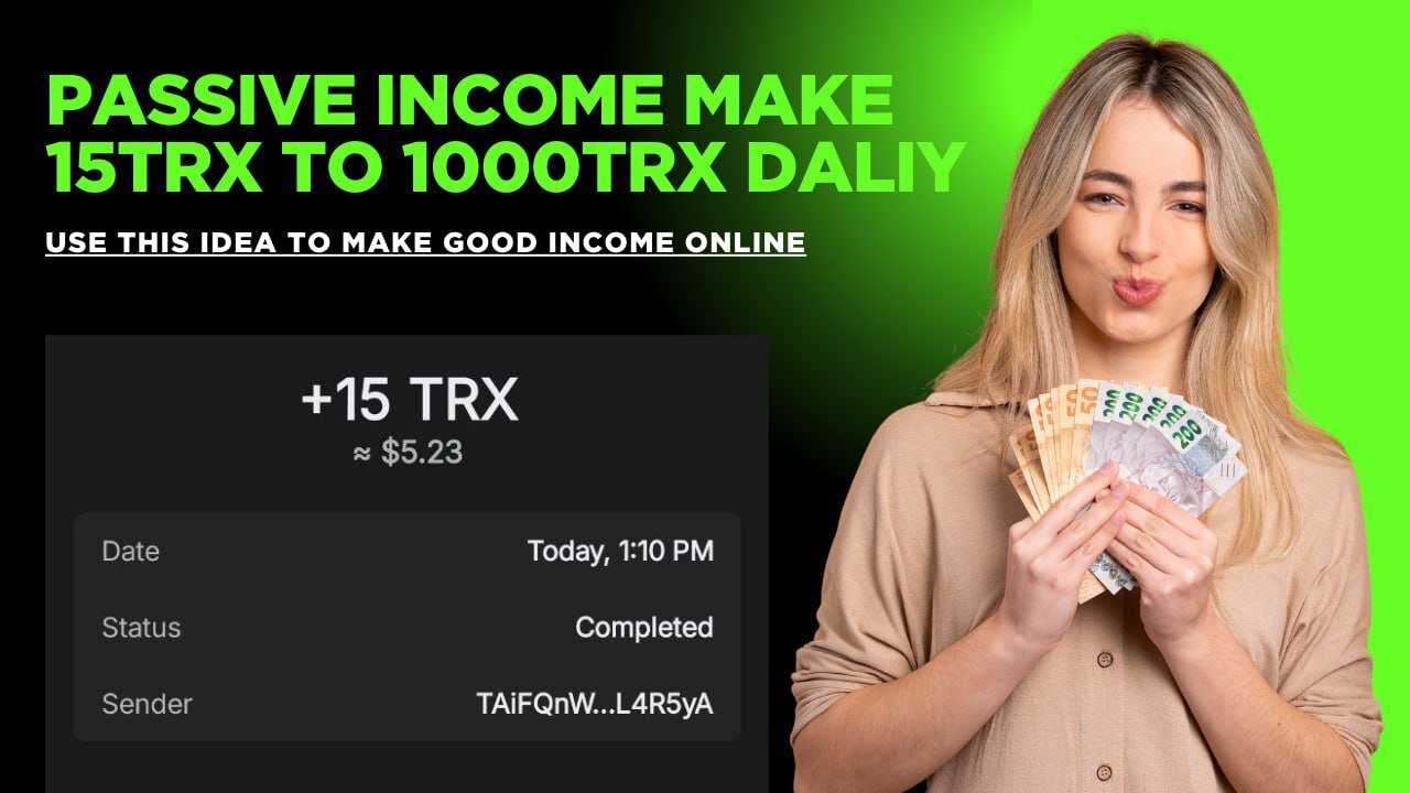 How To Make 15TRX To 1000TRX Daliy