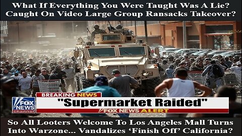 All Looters Welcome To Los Angeles Mall Turns Into Warzone... Vandalizes ‘Finish Off’ California?