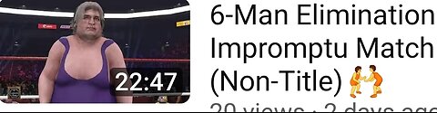6-Man Elimination lmpromptu Mach(Non-Title)🤼