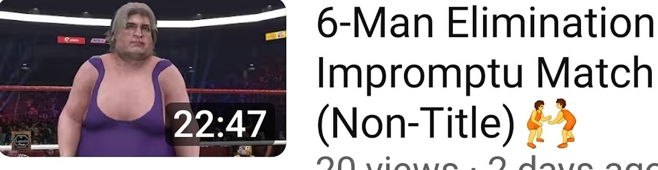 6-Man Elimination lmpromptu Mach(Non-Title)🤼