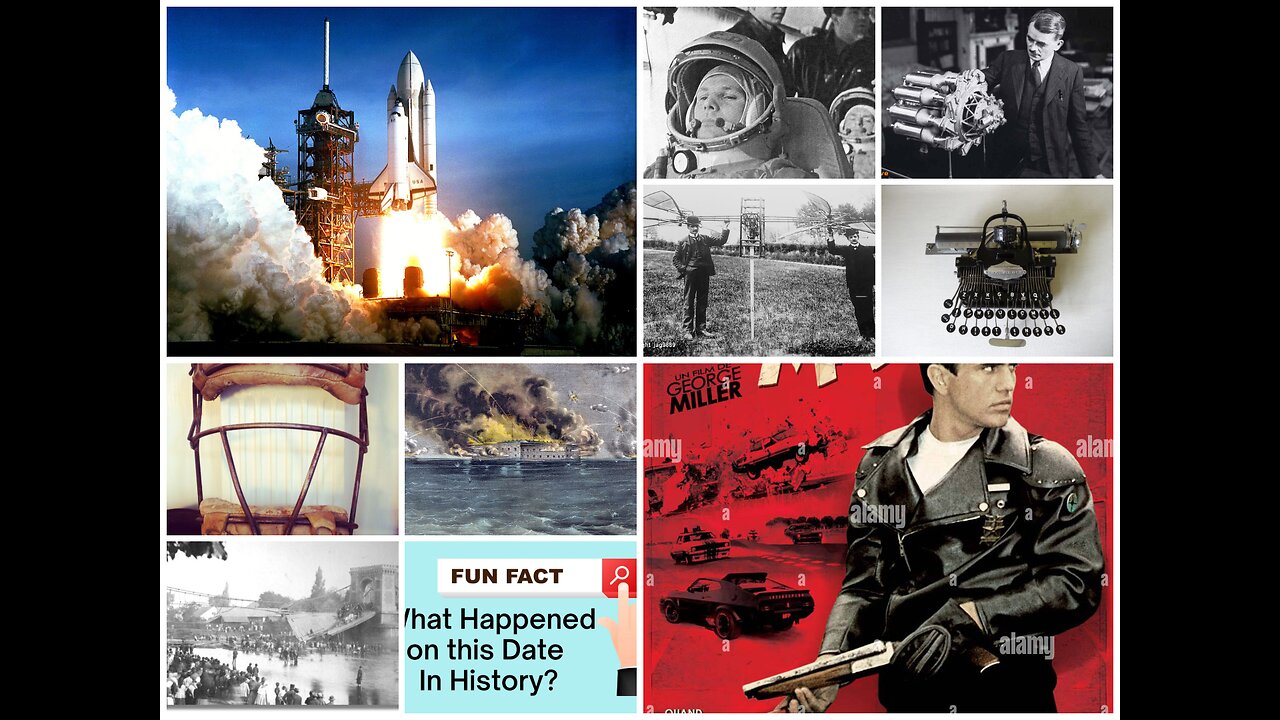 THIS DATE IN HISTORY - U.S. Civil War, First Spaceman, Rock-and-Roll Debut and MORE! 04/12/25