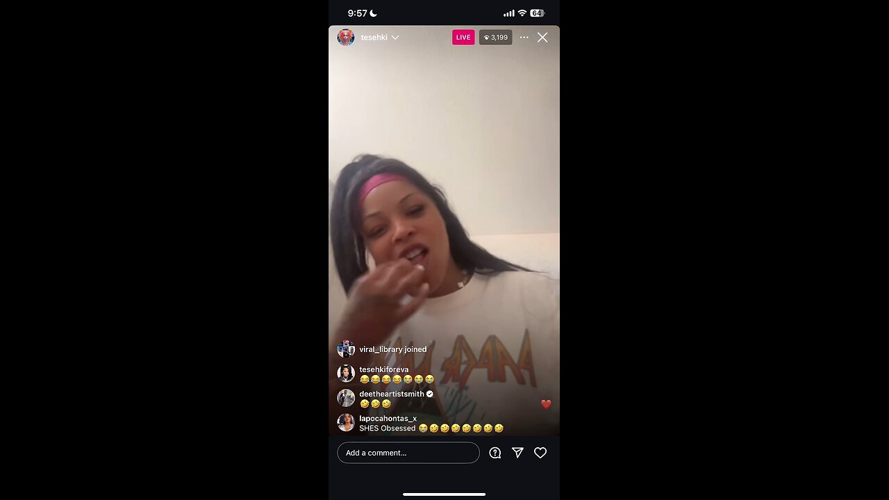 Tesehki goes live to speak on Clarissa Shields challenging her to fight.pt.1 😮‍💨😱😨