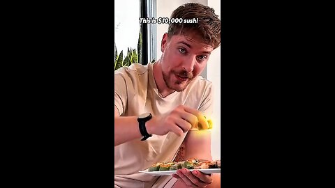 $10,000 vs $10 sushi for my cat MrBeast