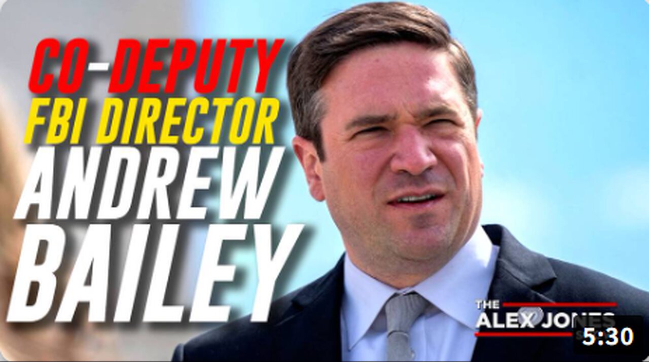 BREAKING: The Trump Admin. Just Appointed The Anti-Globalist Junkyard Dog- Missouri AG Andrew Bailey- To Be Co-Deputy FBI Director, And Have Given Him The Job To Spearhead The Prosecution & Takedown Of The Deep State!